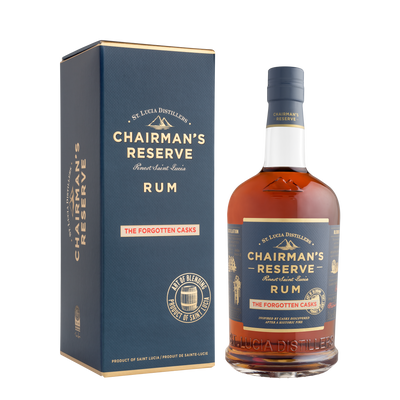 CHAIRMAN'S 40° 70CL RESERVE RUM   THE FORGOTTEN CASKS   AVEC ETUI