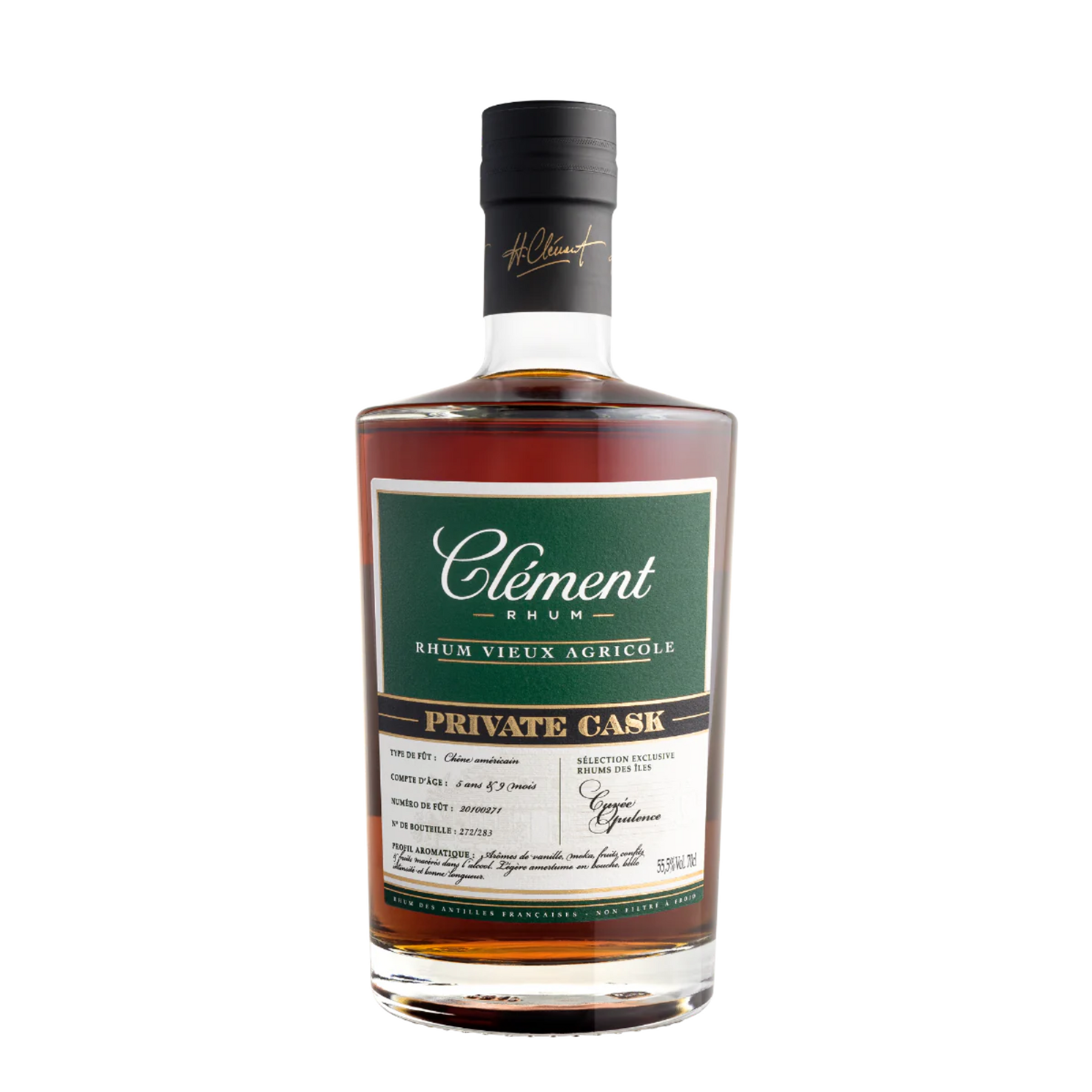 Clement Rhum Distillery RHUM VIEUX CLEMENT Cuvée Opulence PRIVATE CASK (271) – Rhums des îles