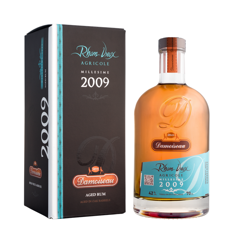 RHUM VIEUX 70 cls 42° MILLESIME 2009 DAMOISEAU