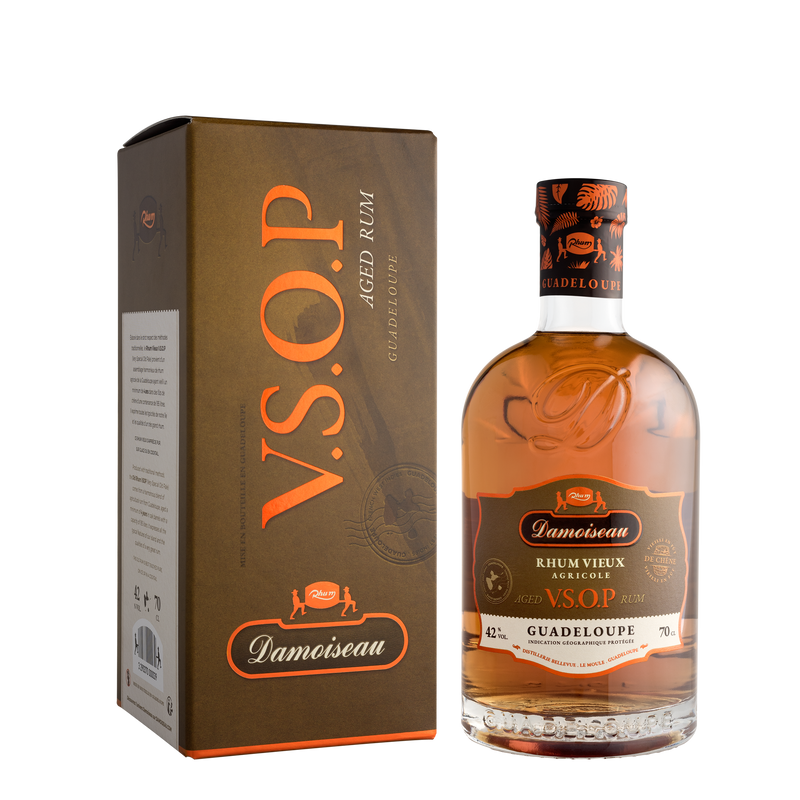 RHUM VIEUX 42° 70CL DAMOISEAU VSOP + ETUI
