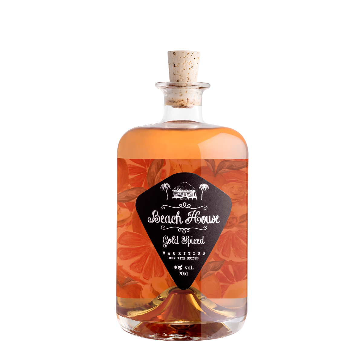 Rhum Spiced Beach House Gold 40° 70cl Rhums des îles
