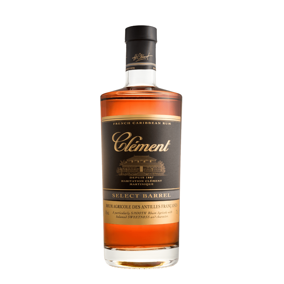 Clement Rhum Distillery Rhum Clément Ambré - Select Barrel 40° 70cl – Rhums des îles