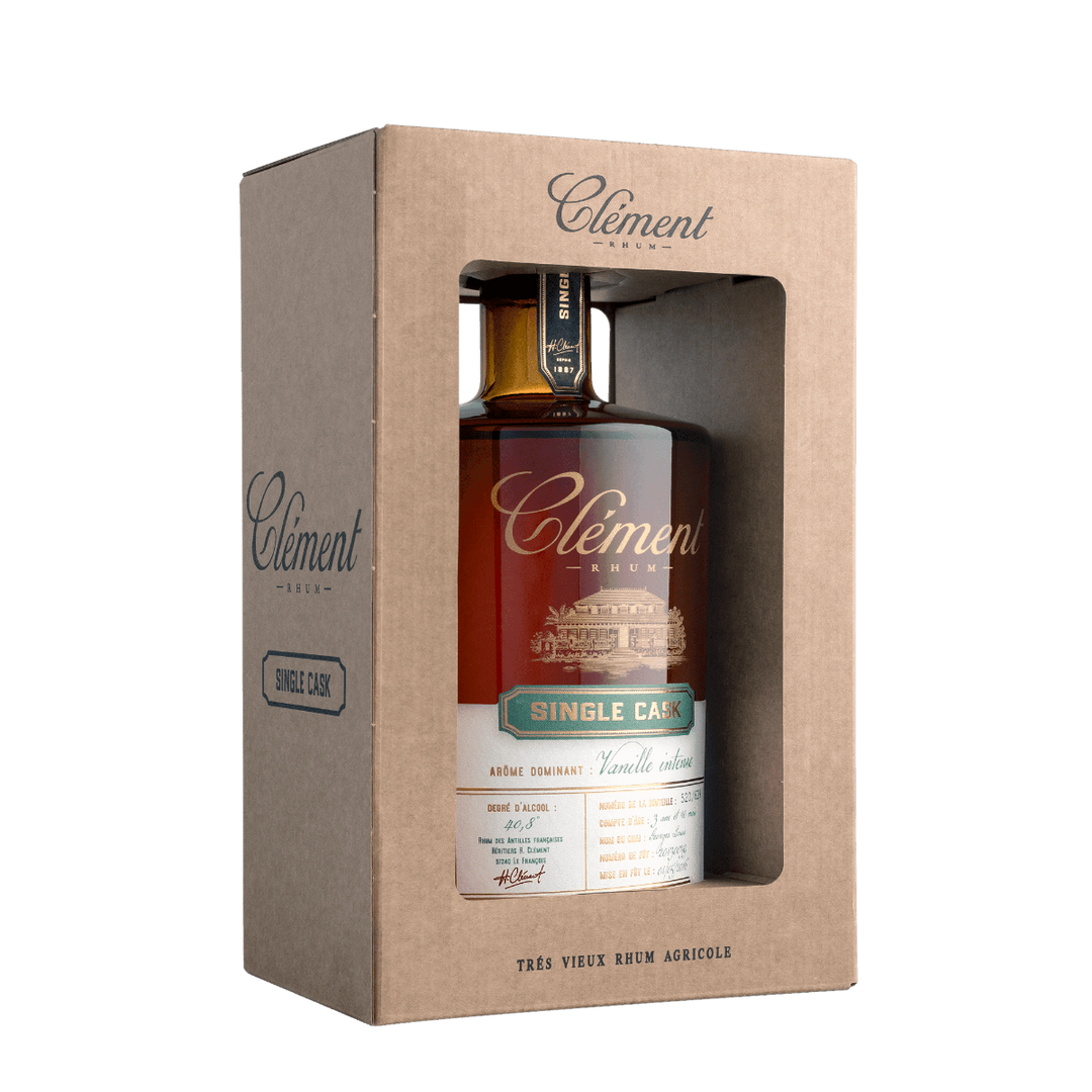 Rhum Clément Vieux Single Cask - Vanille Intense 40,8° 50cl