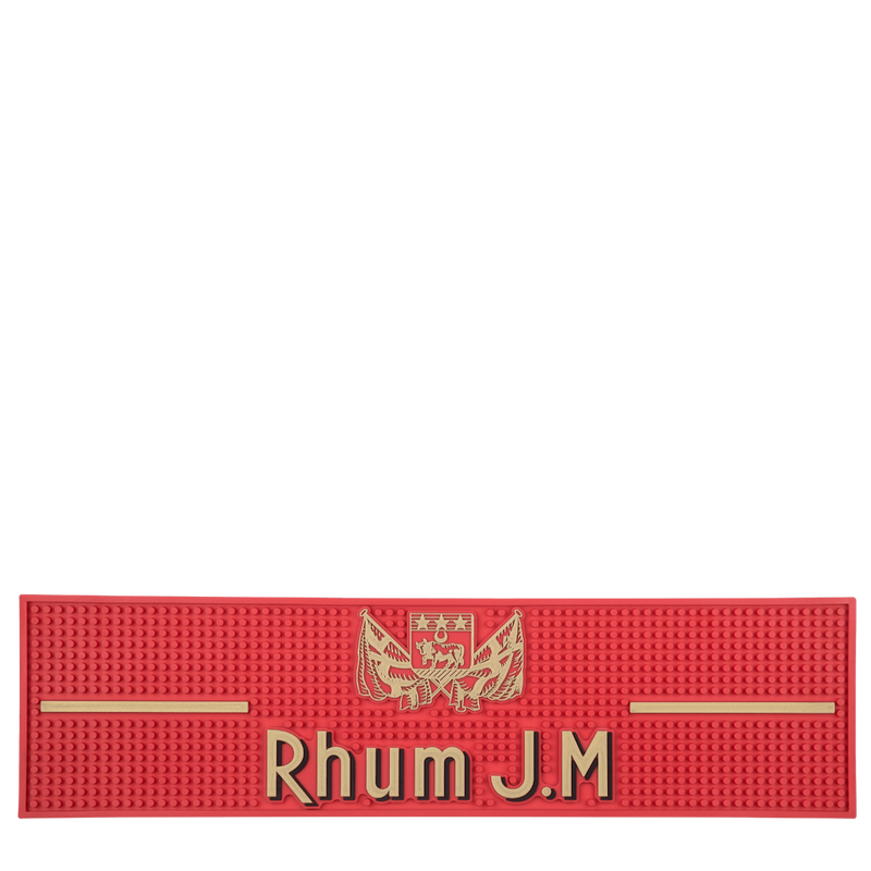 Tapis de bar rouge - Rhum JM